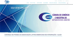 Desktop Screenshot of caerj.org.br